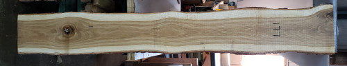 4/4 White Oak Live Edge Slab - 177