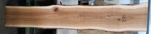 5/4 White Oak Live Edge Slab - 182