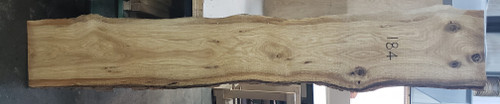 4/4 White Oak Live Edge Slab - 184