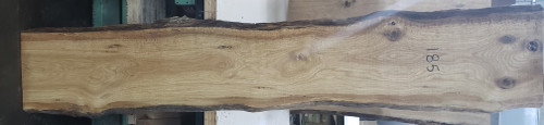 4/4 White Oak Live Edge Slab - 185