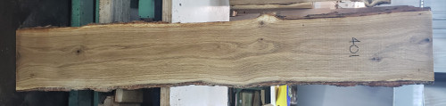 4/4 White Oak Live Edge Slab - 401