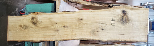 4/4 White Oak Live Edge Slab - 410