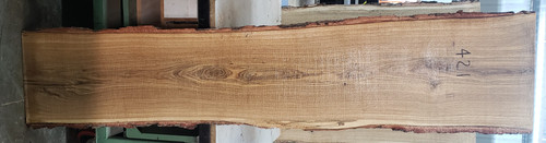 4/4 White Oak Live Edge Slab - 421