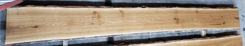 10/4 White Oak Live Edge Slab - 4419