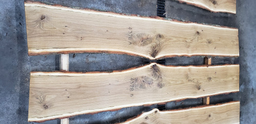 5/4 Bookmatched White Oak Live Edge Slabs - 4378