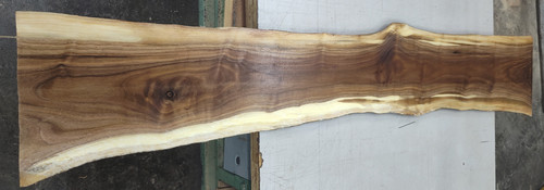 4/4  Walnut Live Edge Slab - 4047