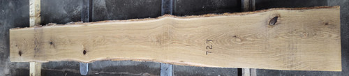 8/4 White Oak Live Edge Slab -727