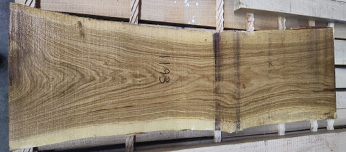 8/4 White Oak Live Edge Slab -1193