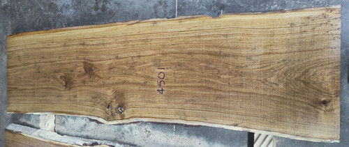 12/4 White Oak Live Edge Slab -4501