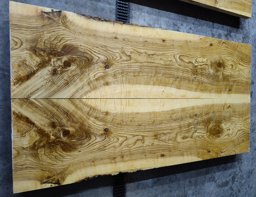 10/4 Bookmatched Ash Live Edge Slabs -4763 AB