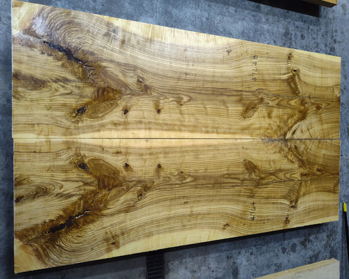 10/4 Bookmatched Ash Live Edge Slabs -4764 AB