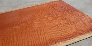 curly cherry live edge slabs