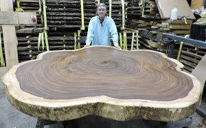 Guanacaste Parota live edge slabs