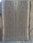 Red oak and white oak live edge slabs