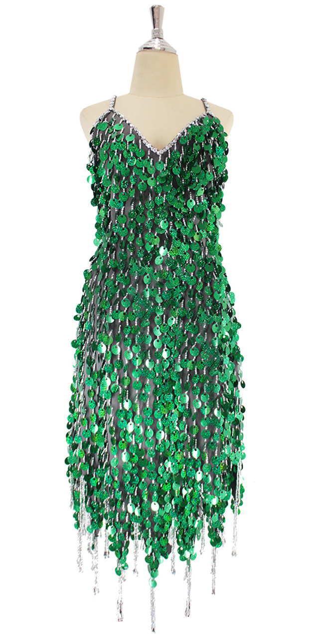 patterned multicolor sequin sheath dress