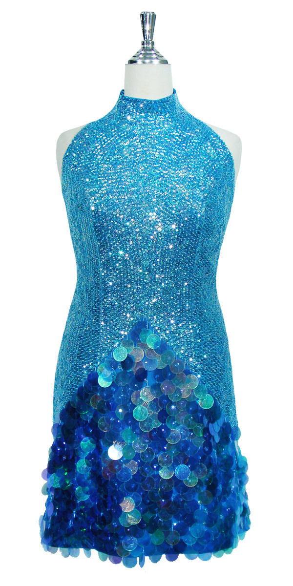 Short Paillette Skirt Dress | 8mm Round 