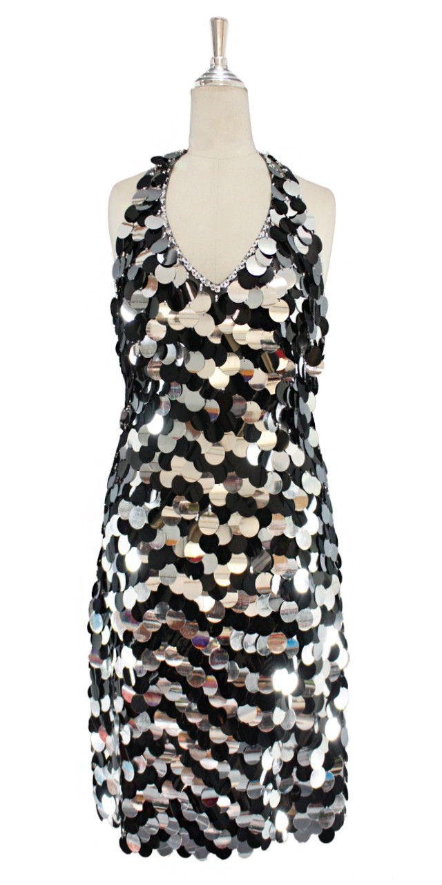 short black sequin dress