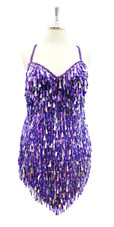 In-Stock Short Handmade Metallic Purple Tear Shape Sequin Dress

SIZE: SIZE: US 08 / UK 10 / EUR 40
BUST: 40 
WAIST: 30 
HIPS: 40 
G: 17 (mid top of shoulder to waist) 
SL1 Length: 12 
SL2 Length: 17