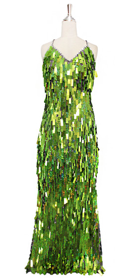 Long Dress | Handmade | Paillette Sequin Spangles | Olive Green | SequinQueen Long Dress | Handmade | Paillette Sequin Spangles | Olive Green | SequinQueen