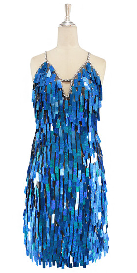 Short handmade sequin dress