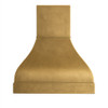 36 inch hammered brass range hood