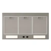 Flared copper range hood with a crown ledge optional insert with 200 CFM fan, lights and filters