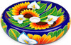 Talavera sunflower calla vessel bathroom sink handmade design
