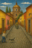 Rustic Mexican colonial talavera mural