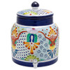 Hand-painted design with color harmony Talavera water crock