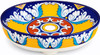 Talavera above counter sink floral medallion design style side view