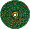 Talavera above counter round drop in vessel sink main image