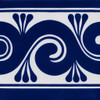 Talavera Tile Cobalt Scroll Border Classic Design