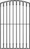 Spanish Revival iron window guard for arched windows