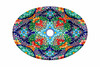 Talavera ornate oval bathroom sink