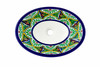Talavera cobalt green medallion sink