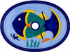 Tropical fish talavera bathroom sink