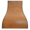 Copper bell shape range hood front view