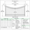 Technical drawing of freestanding hand hammered copper bathtub with architectural straight walls and proportions