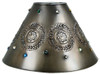 artisan made tin lamp shade