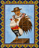 El gallo talavera tile mural