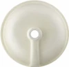 Round talavera bathroom sink solid terracotta ceramic design back view