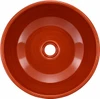Round talavera bathroom sink solid terracotta ceramic design