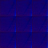 Nine Mexican solid cobalt Talavera tiles with rich blue glaze and handcrafted ceramic finish for walls and backsplashes