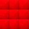 Handmade Mexican Solid Red Talavera Tile set featuring deep red glazed ceramic finish for walls and kitchen backsplashes