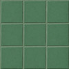Handmade washed green Mexican talavera tiles for serene interiors arranged in a nine tile layout