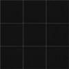 Solid black Mexican tiles arranged as a handcrafted 3x3 ceramic tile set