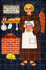 Mexican tile mural San Pascual kitchen scene design