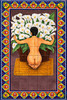 Calla lilies figurative talavera tile mural