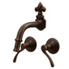 Handcrafted brass faucet with Fleur-de-Lis