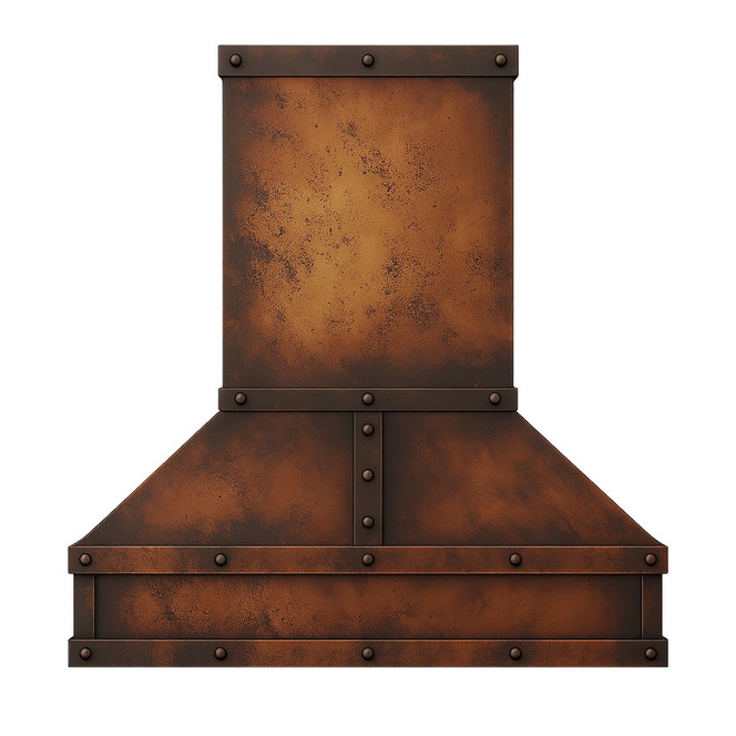 Copper Vent Hood in Apartment Size – Artisan Under-Cabinet Design